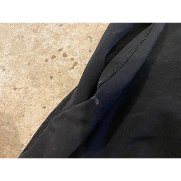 Athleta Black Ankle Pants Womens Plus Size 24 Pull-On Easy Care 46x26 Crop - Picture 4 of 5